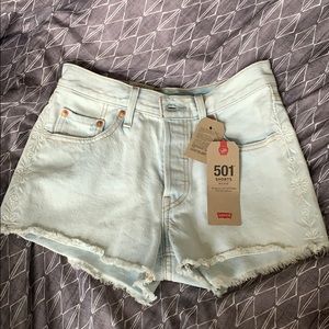 Levi’s 501 Shorts 25 Mid-Rise NWT